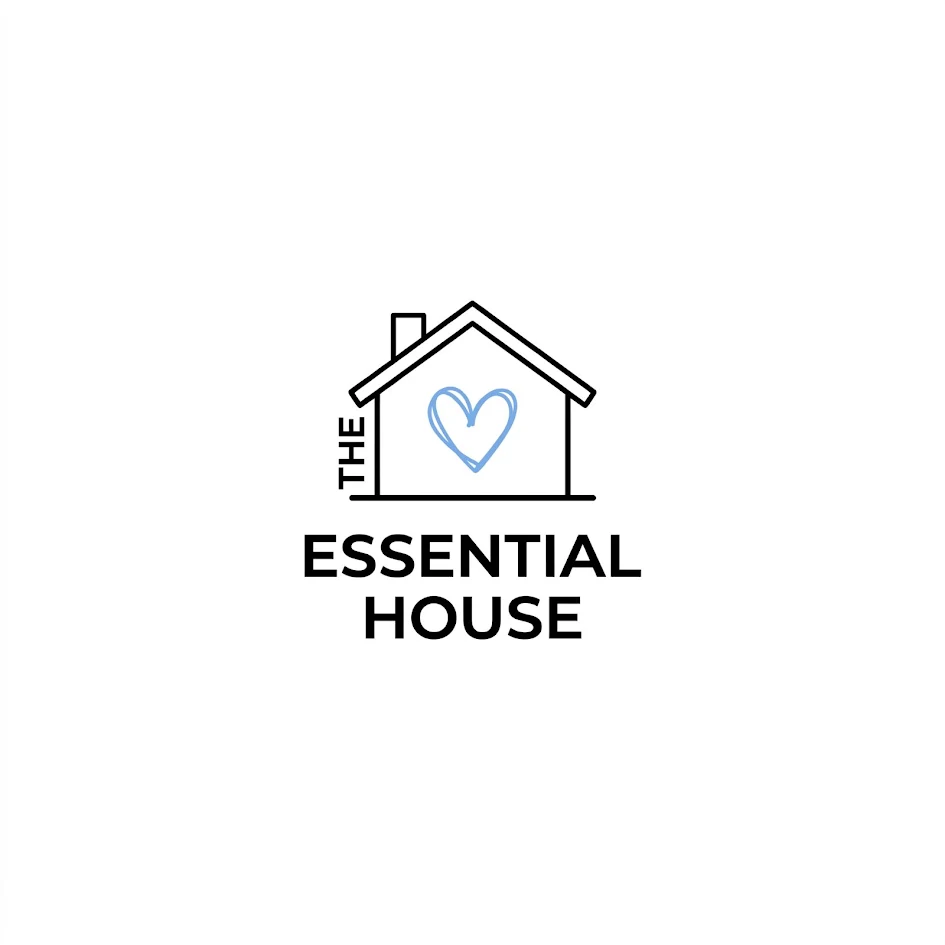 The Essential House — a house with a blue heart